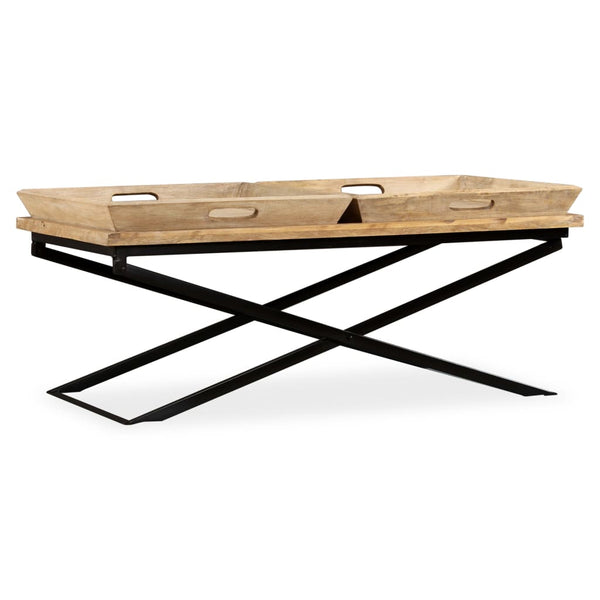 Couchtisch Traian 110x55x42cm (Massivholz Mangobaum)