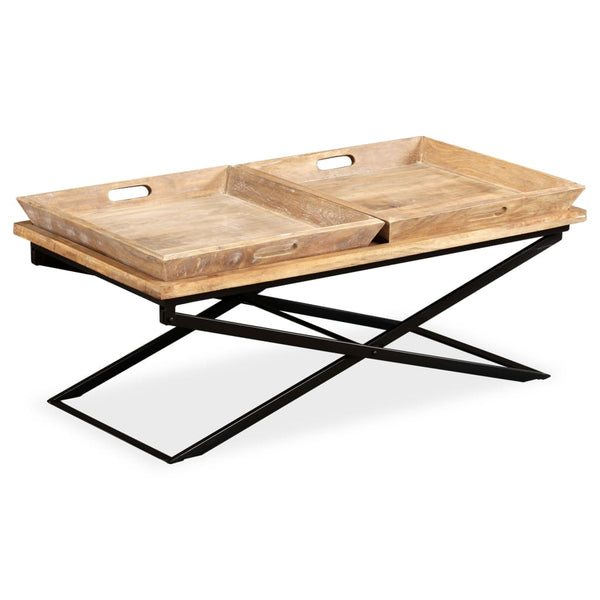 Couchtisch Traian 110x55x42cm (Massivholz Mangobaum)