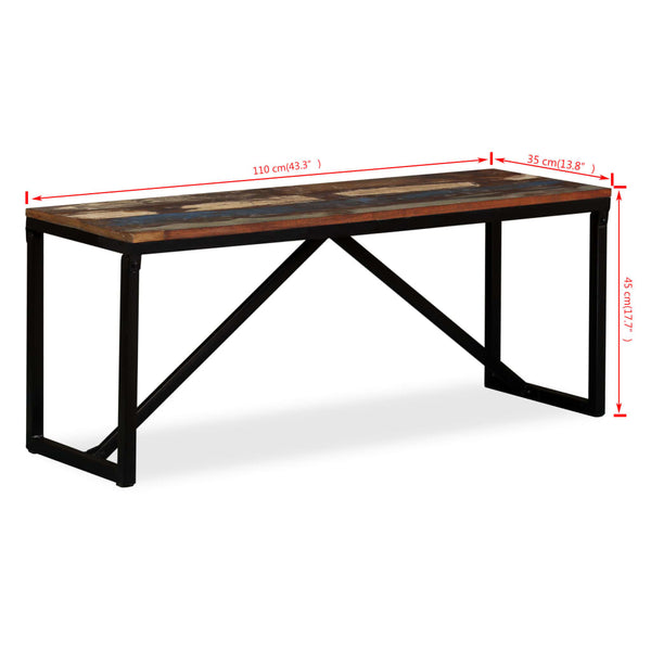 Penkki Soanea 110x35x45cm (kiinteä uusiokäytetty puu)