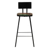 Barhocker Timmothy (2 St. recyceltes Holz)