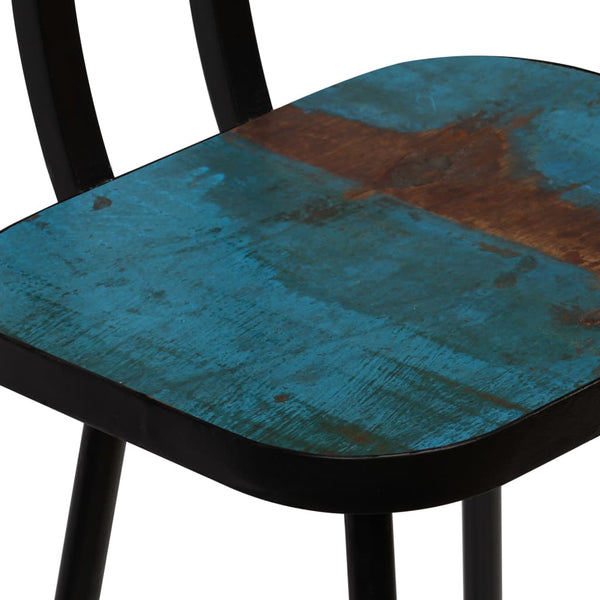 Barhocker Timmothy (2 St. recyceltes Holz)