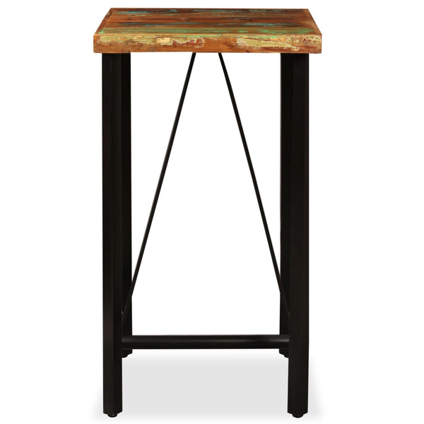Bartisch recyceltes Holz Zemira 60x60x107cm