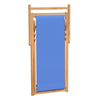 Blauer Liegestuhl Teak Gulver 56x105x96cm