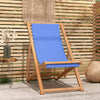 Blauer Liegestuhl Teak Gulver 56x105x96cm