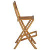 Zusammenklappbare Barhocker Baban (2 Stk. Teak)