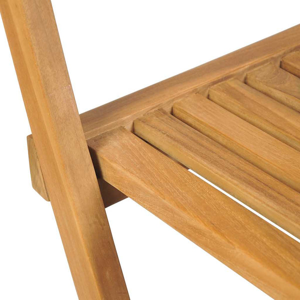 Zusammenklappbare Barhocker Baban (2 Stk. Teak)