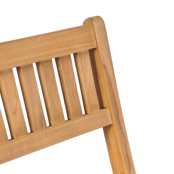 Zusammenklappbare Barhocker Baban (2 Stk. Teak)