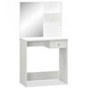Schminktisch Duras weiß 75x40x141cm (Holz)