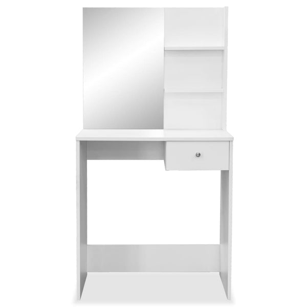 Schminktisch Duras weiß 75x40x141cm (Holz)