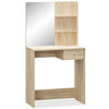 Eichen-Schminktisch Duras 75x40x141cm (Holz)