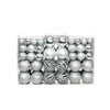 Silberne Christbaumkugel-Set Ciforac 3/4/6cm (100 Stück)