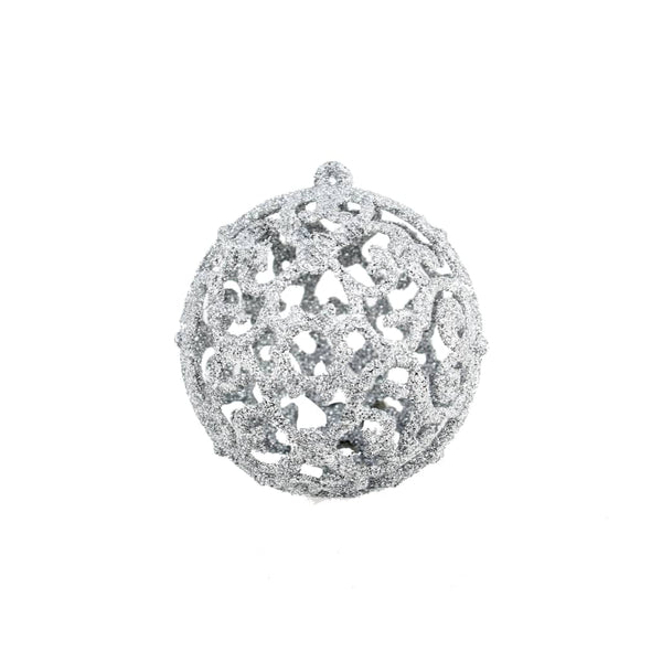 Silberne Christbaumkugel-Set Ciforac 3/4/6cm (100 Stück)