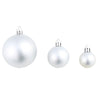 Silberne Christbaumkugel-Set Ciforac 3/4/6cm (100 Stück)