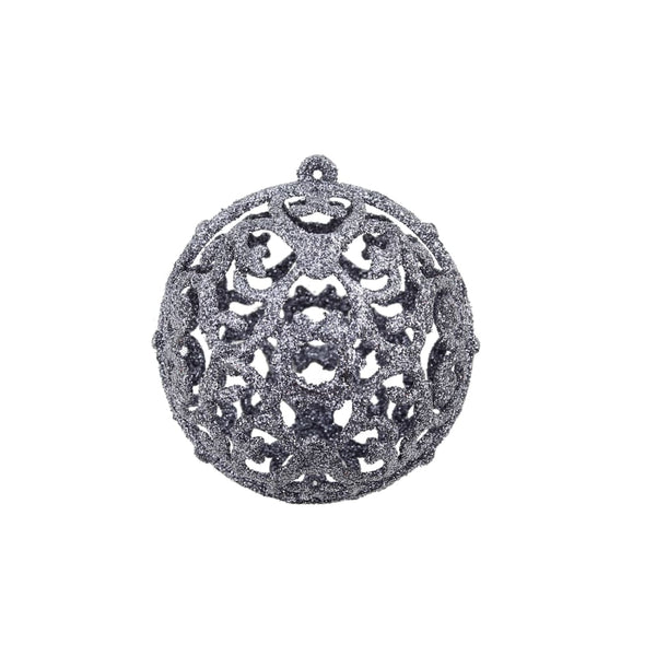 Weißes/graues Christbaumkugelset Ciforac 3/4/6cm (100 Stück)