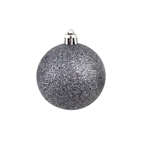 Weißes/graues Christbaumkugelset Ciforac 3/4/6cm (100 Stück)