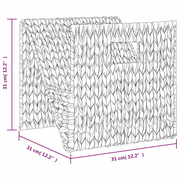 Lehtiteline Fan 31x31x31cm (vesihyasintti)