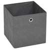 Graue Aufbewahrungsboxen Suciuran 32x32x32cm (10 Stk. Vliesstoff)