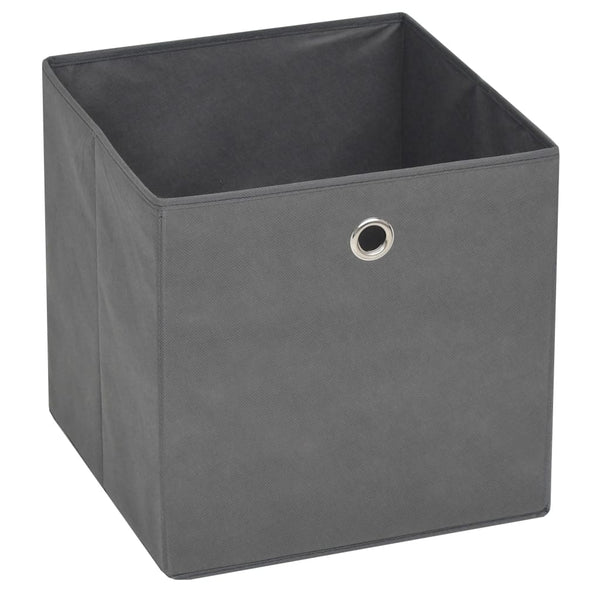 Graue Aufbewahrungsboxen Suciuran 32x32x32cm (10 Stk. Vliesstoff)