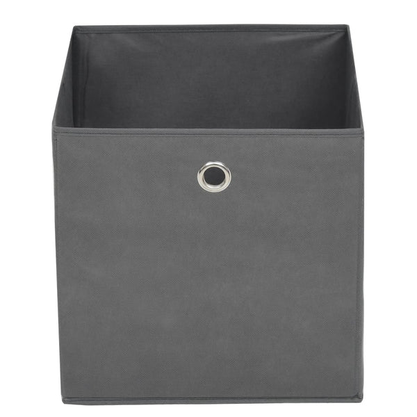 Graue Aufbewahrungsboxen Suciuran 32x32x32cm (10 Stk. Vliesstoff)