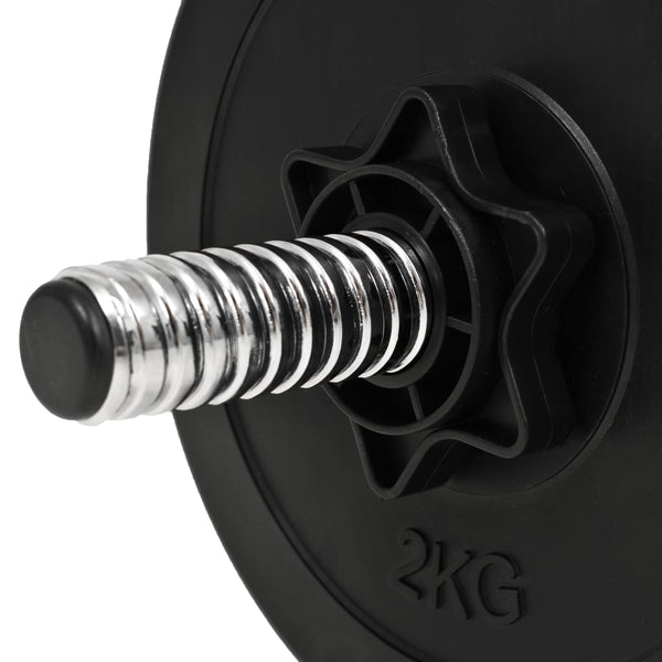 14-teiliges Kurzhantelset 20 kg