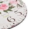 Vintage-Wanduhr mit Blumenmuster Tifor 30cm