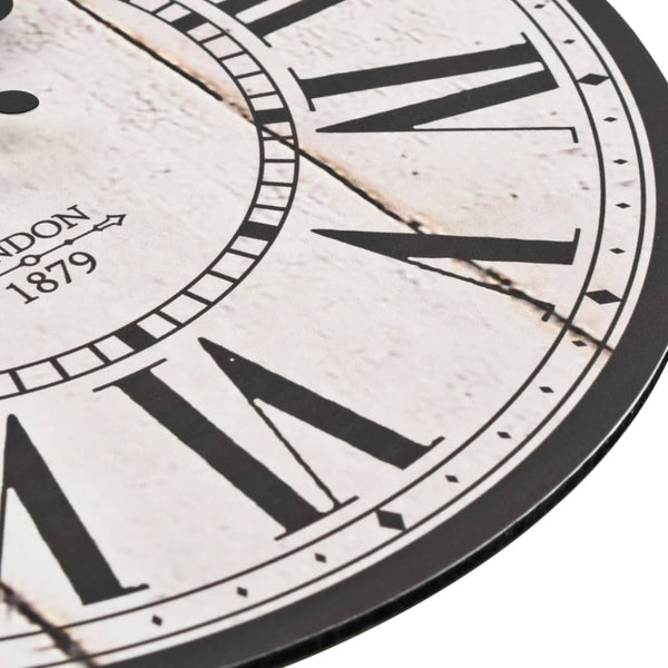 London-Wanduhr im Vintage-Stil Tifor 30cm