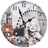 Wanduhr im Vintage-Stil Marilyn Monroe Tifor 30 cm