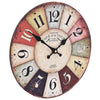 Bunte Wanduhr im Vintage-Stil Tifor 30cm