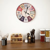 Bunte Wanduhr im Vintage-Stil Tifor 30cm
