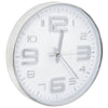 Silberne Wanduhr Dimitre 30cm