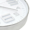 Silberne Wanduhr Dimitre 30cm