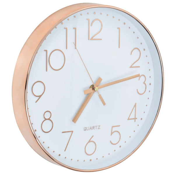 Wanduhr Roségold Dimitre 30cm