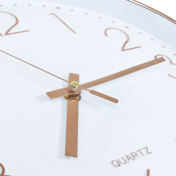 Wanduhr Roségold Dimitre 30cm