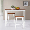 Bartisch und Hocker-Set Ildika 3-teilig (Massivholz)