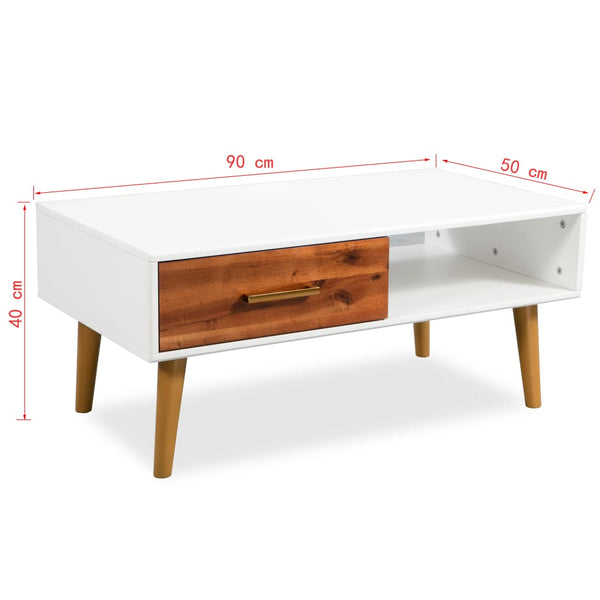 Couchtisch Siria 90x50x40cm (Akazienholz)