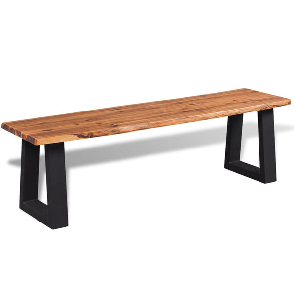 Sitzbank massiv Akazie Zachery 160cm
