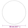 Wandspiegel Gavil 50cm (rund, Glas)