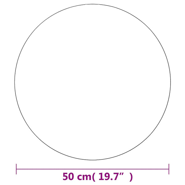 Wandspiegel Gavil 50cm (rund, Glas)