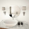 Wandspiegel Gavil 50cm (rund, Glas)