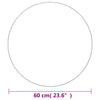 Wandspiegel Gavil 60cm (rund, Glas)
