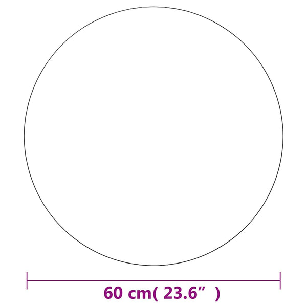 Wandspiegel Gavil 60cm (rund, Glas)