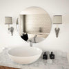 Wandspiegel Gavil 60cm (rund, Glas)