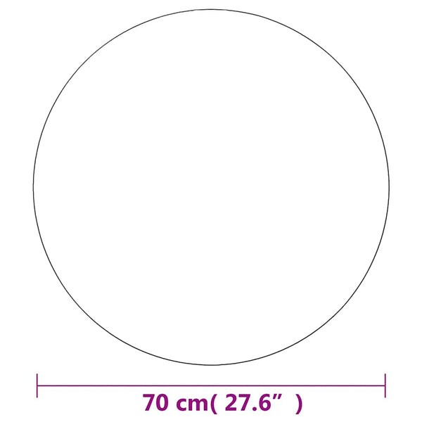 Wandspiegel Gavil 70 cm (rund, Glas)