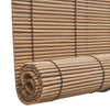 Braunes Bambus-Rollo Teita 80x220cm