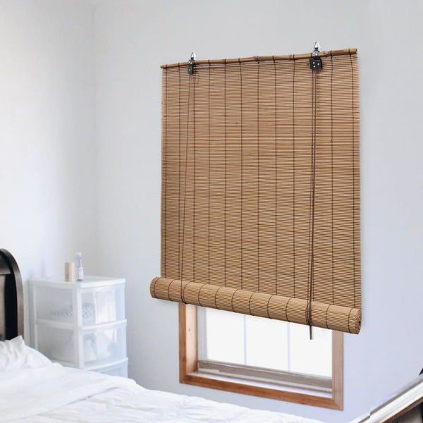 Braunes Bambusrollo Teita 100x220cm