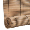 Braunes Rollo Bambus Teita 140x220cm