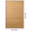 Braune Bambusmatte Sadept 100x160cm