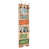 Wandgarderobe Live Life Ghaleb 120x40cm (mit 6 Haken)