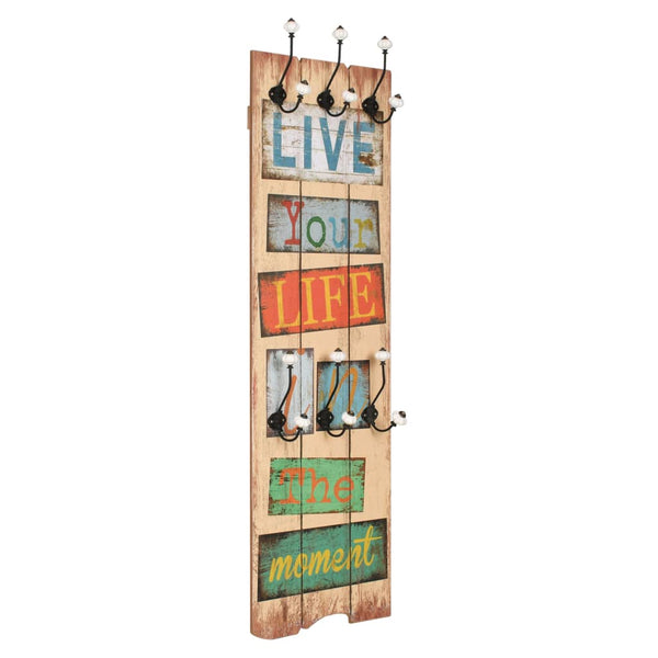 Wandgarderobe Live Life Ghaleb 120x40cm (mit 6 Haken)