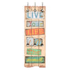 Wandgarderobe Live Life Ghaleb 120x40cm (mit 6 Haken)